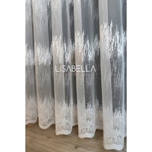 Lisabella Home Serenita  Beyaz 1x3 Pile Dikişli  Örme Tül Perde