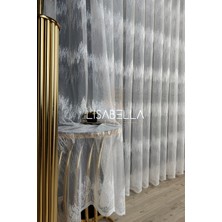 Lisabella Home Serenita  Beyaz 1x3 Pile Dikişli  Örme Tül Perde