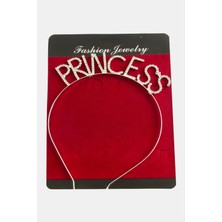 Princess Yazılı Taşlı Taç