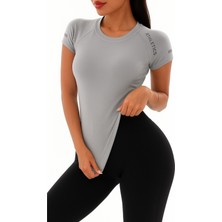 Ghassy Co. Kadın Nefes Alabilir Yüksek Esnek Kısa Kollu, Yoga Fitness ve Koşu Için Motivasyonel Tasarım Tişört