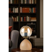 Cameron Naturel Bal Camlı Masa Lambası