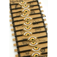 Göz Makrome Örgülü Bileklik