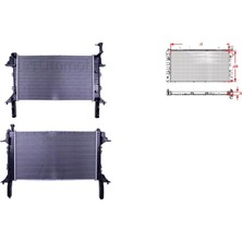 Su Radyatörü Brazing 680X408X36 - 25301-59000 Wisco - Hyundai H350 2.5 Crdı 15 ve Sonrası Uyumlu