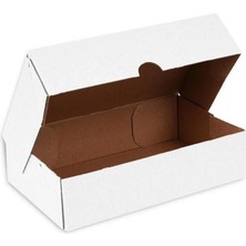 20X12,5X5 cm Kesimli E-Ticaret ve Kargo Kutusu 200 - Beyaz