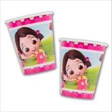 Teknotrust Renkli Niloya Temalı Karton Bardaklar 8'li Paket, Eğlence Dolu Anlar Için.