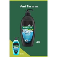 Palmolive Men Sport 3'ü 1 Arada Duş Jeli & Şampuan – Yüz, Vücut ve Saç Temizliği –750 ml