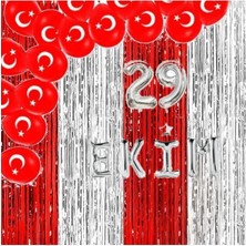 Teknotrust 29 Ekim Kutlama Süsleme Seti, Çok Renkli ve Şık Dekorasyon Seçeneği