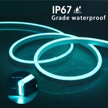2.5 Metre 8 Renk Sese Duyarlı Renk Değiştiren Rgb Neon LED Şerit Işık Seti SB-6561