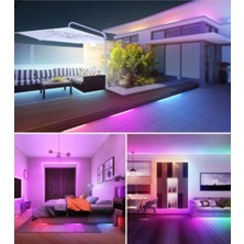 2.5 Metre 16 Renk Kumandalı Renk Değiştiren Rgb Şerit LED Işık Seti SB-6544