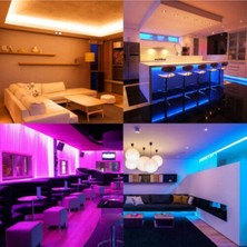 2.5 Metre 16 Renk Kumandalı Renk Değiştiren Rgb Şerit LED Işık Seti SB-6544
