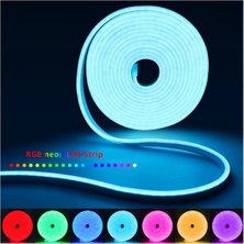 2.5 Metre 16 Renk Kumandalı Renk Değiştiren Rgb Neon LED Şerit Işık Seti SB-6560