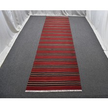 El Dokuma Başyapıt Yekpare Malatya Yolluk Yün Kilim 5935
