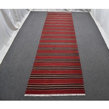 El Dokuma Başyapıt Yekpare Malatya Yolluk Yün Kilim 5935