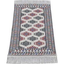 Yeni El Dokuma Cerit Yörükleri Meşhed Iran Bukleli Pamuklu Yün Kilim 5934