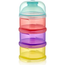 Nessiworld    Katlı Toz Mama Kabı 545 Karışık Renkli