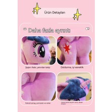 Zhoulingjun Pony Poly Unicorn Peluş Oyuncaklar Kız Çocuk Hediyeleri (Yurt Dışından)