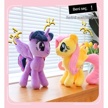 Zhoulingjun Pony Poly Unicorn Peluş Oyuncaklar Kız Çocuk Hediyeleri (Yurt Dışından)