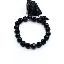 13 x 13 mm Kumpaslı Efe Maskot Erzurum Oltu Taşı Tesbih