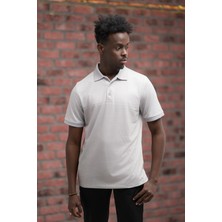 Advante Regular Fit Likralı Pano Desenli Polo Yaka T-Shirt