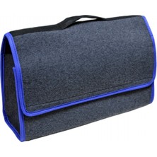 Nyf Bagaj Çantası Organizer Halı Taşınabilir Füme-Mavi 40X15X21 cm