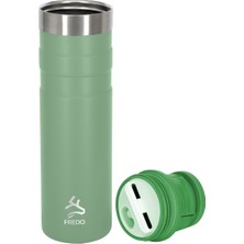 Comfort Therm Paslanmaz Çelik Mint Yeşil Termos Bardak, Mug 600ML