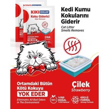 - Kedi Kumu Koku Giderici  - 3AD * 25GR / Çilek Kokulu