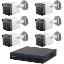 Dahua 6 Kameralı 2 Mp Sesli Ip Güvenlik Kamera Seti IPC-HFW1230TC1-SA