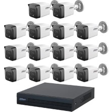 Dahua 14 Kameralı 2 Mp Sesli Ip Güvenlik Kamera Seti IPC-HFW1230TC1-SA