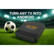 FS1PRO Teknoloji 4K Android TV - Prime Q1 Lisanslı Android TV Box Q1 / Android TV Stick - Yeni Versiyon 4K Android TV - Prime Q1 Lisanslı Android TV Box Q1 / Android TV Stick - Yeni Versiyon
