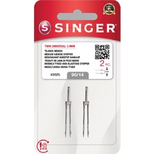 Singer Çift Iğne 3mm. (2'li Blister/ 14 No. )