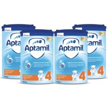 Aptamil Ek Gıda Devam Sütü 4 Numara 800 gr 4 Lü Paket Çocuklar İçin Besleyici Seçenek