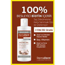 Dermaderm 2 Adet Saç Biotin ve Keratin Içeren Sarımsak Özlü Şampuan 2 x 250 ml