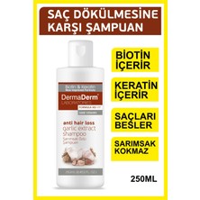 Dermaderm 2 Adet Saç Biotin ve Keratin Içeren Sarımsak Özlü Şampuan 2 x 250 ml