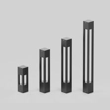 Mavora 60 cm Yürüyüş Yolu  Bahçe Aydınlatması | Modern Bollard Aydınlatma | Antrasit