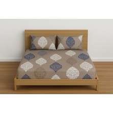 Battal Boy Desenli Lastikli Çarşaf Seti 180X200 cm + 2 Adet Yastık Kılıfı 50X70