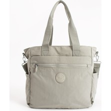 Kadın Büyük Boy Bölmeli Suya Dayanıklı Paraşüt Kumaş Çapraz  ve Omuz Askılı  Çanta