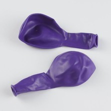 Teknotrust Mor 100'LÜ Lateks Düz Balon Seti, Partiler ve Kutlamalar Için Ideal