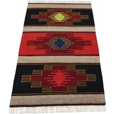 Kilim Antik El Dokuma Görkemli Şarkışla Sivas Yün Kilimi 0150 - Yeni - Çok Renkli