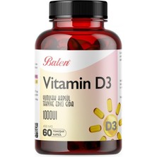 Balen Vitamin D3 450 mg – 60 Yumuşak Kapsül
