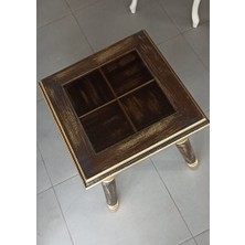 Yan Sehpa Torna Ayak (Eskitme Tasarım Aynalı)