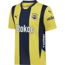 Fenerbahçe Orijinal Lisanslı 24-25 Sezon Sarı Lacivert Çubuklu Çocuk Forma