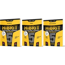 Hız Yayınları 2025 5. Sınıf Matematik + Türkçe + Sosyal Hibrit - Konu Seti 3 Kitap
