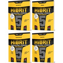 Hız Yayınları 2025 5. Sınıf Matematik Türkçe Fen Ingilizce Hibrit - Konu Seti 4 Kitap