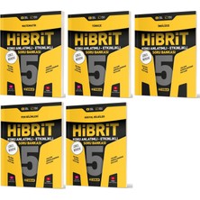 Hız Yayınları 2025 5. Sınıf Matematik Türkçe Fen Sosyal Ingilizce Hibrit - Konu Seti 5 Kitap