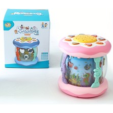 Etkileşimli Okyanus Müzikal Projektör Pembe