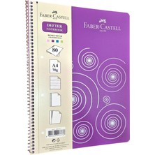 A4 Spiralli Koparabilen 80 Yp. Çizgili Defter Pp Kapak