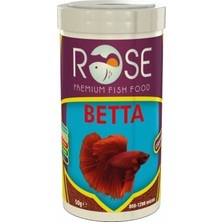 Rose Beta Balığı Yemi 100ML, Mix Multivitamin 50CC, Bacteria Plus 50CC