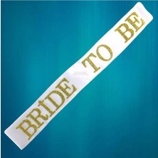 Teknotrust Altın Yaldızlı Beyaz Kuşak, Bekarlığa Veda Partisi Şıklığı Için Ideal