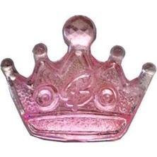 Teknotrust Akrilik Taç Aynası, 500 Adet, Pembe, Çok Renkli, 2x1.7 cm Şık ve Parlak Tasarım