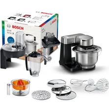 MUMS2VM40 Mutfak Makinesi Mum 900 W Siyah, Gümüş